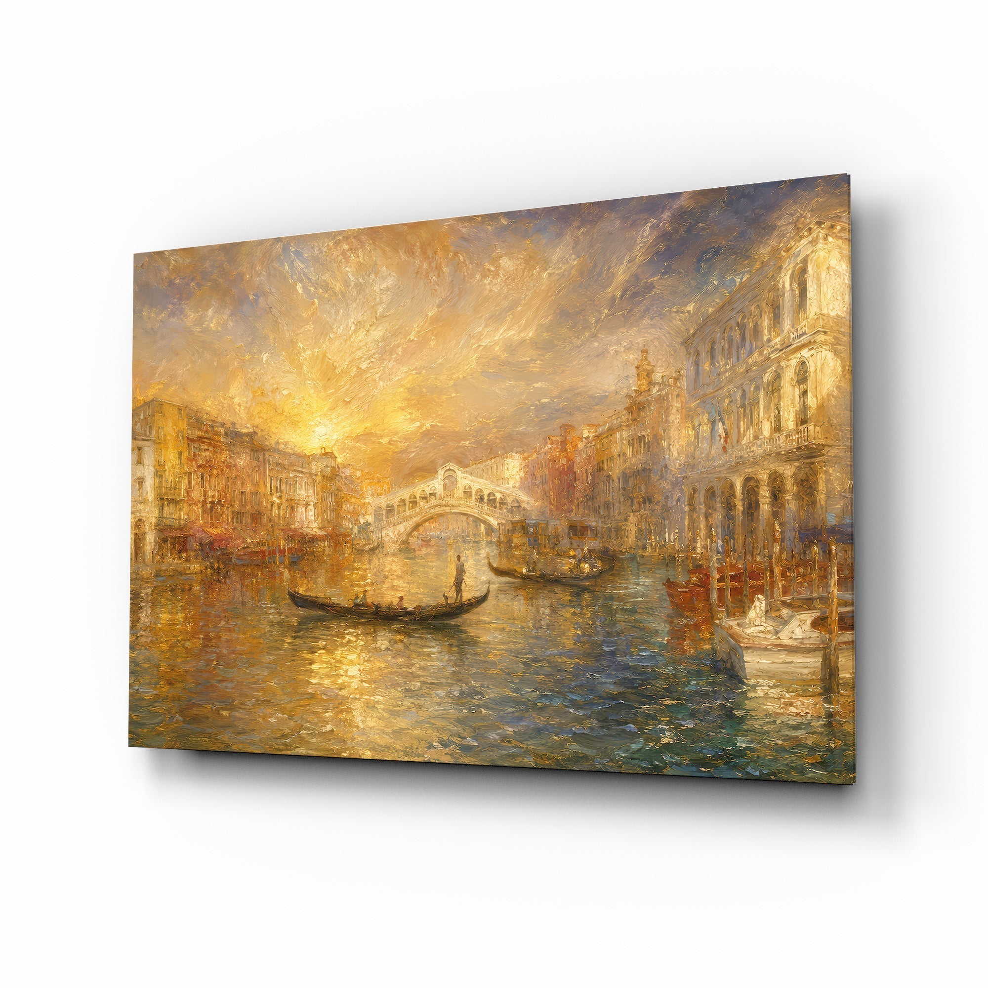 Venice Grand Canal Turner Style Glass Wall Art