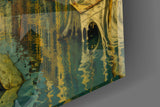Venice Grand Canal Surrealist Style Glass Wall Art