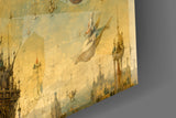 Statue of Liberty Bosch Style Glass Wall Art