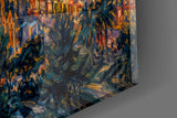 Sagrada Familia Munch Style Glass Wall Art