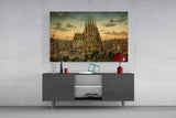 Sagrada Familia Bosch Style Glass Wall Art