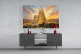 Sagrada Familia Turner Style Glass Wall Art