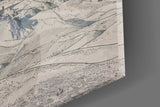 Pyramids of Giza Hokusai Style Glass Wall Art