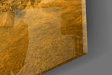 Pyramids of Giza Da Vinci Style Glass Wall Art