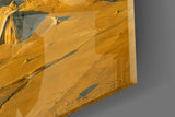 Pyramids of Giza Surrealist Style Glass Wall Art