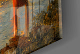 Istanbul Bosphorus Bridge Turner Style Glass Wall Art