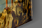 Istanbul Bosphorus Bridge Surrealist Style Glass Wall Art