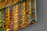 Big Ben Westminster Klimt Style Glass Wall Art