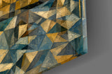 Big Ben Westminster Cubist Style Glass Wall Art