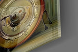 Vintage Band Instruments Still Life Glass Wall Art