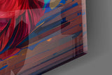 Two Dancers in Colour Storm Glass Wall Art
