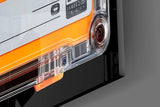 Orange Cassette Tape Macro Glass Wall Art