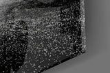 Lone Figure Before the Black Hole Glass Wall Art