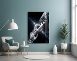 Cosmic Hands Reaching Across a Black Hole Glass Wall Art