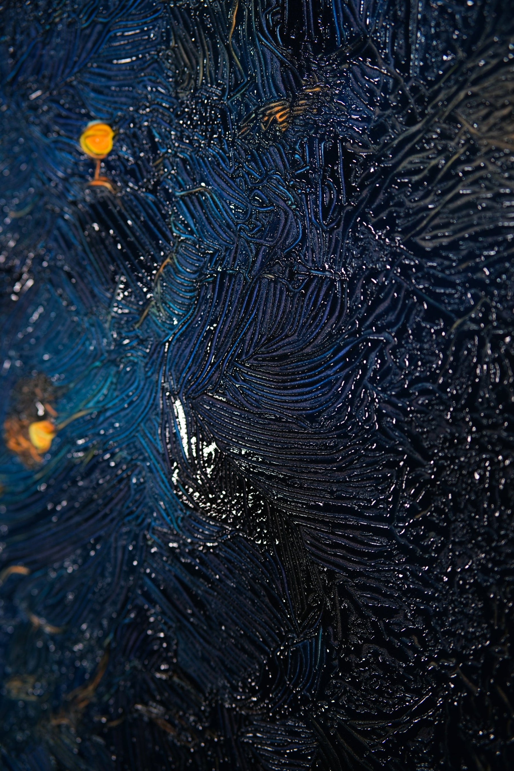 Starlit Wanderer — Haptic 3D Embossed + Gloss Lacquer Print