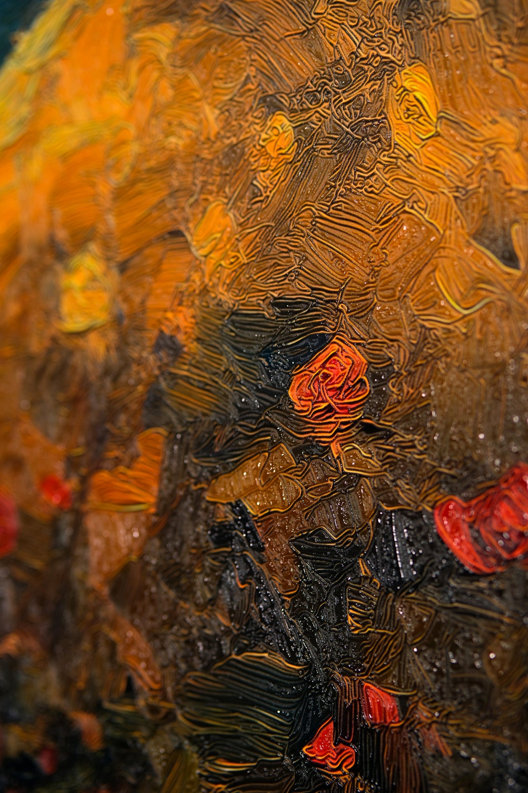 Starlit Wanderer — Haptic 3D Embossed + Gloss Lacquer Print