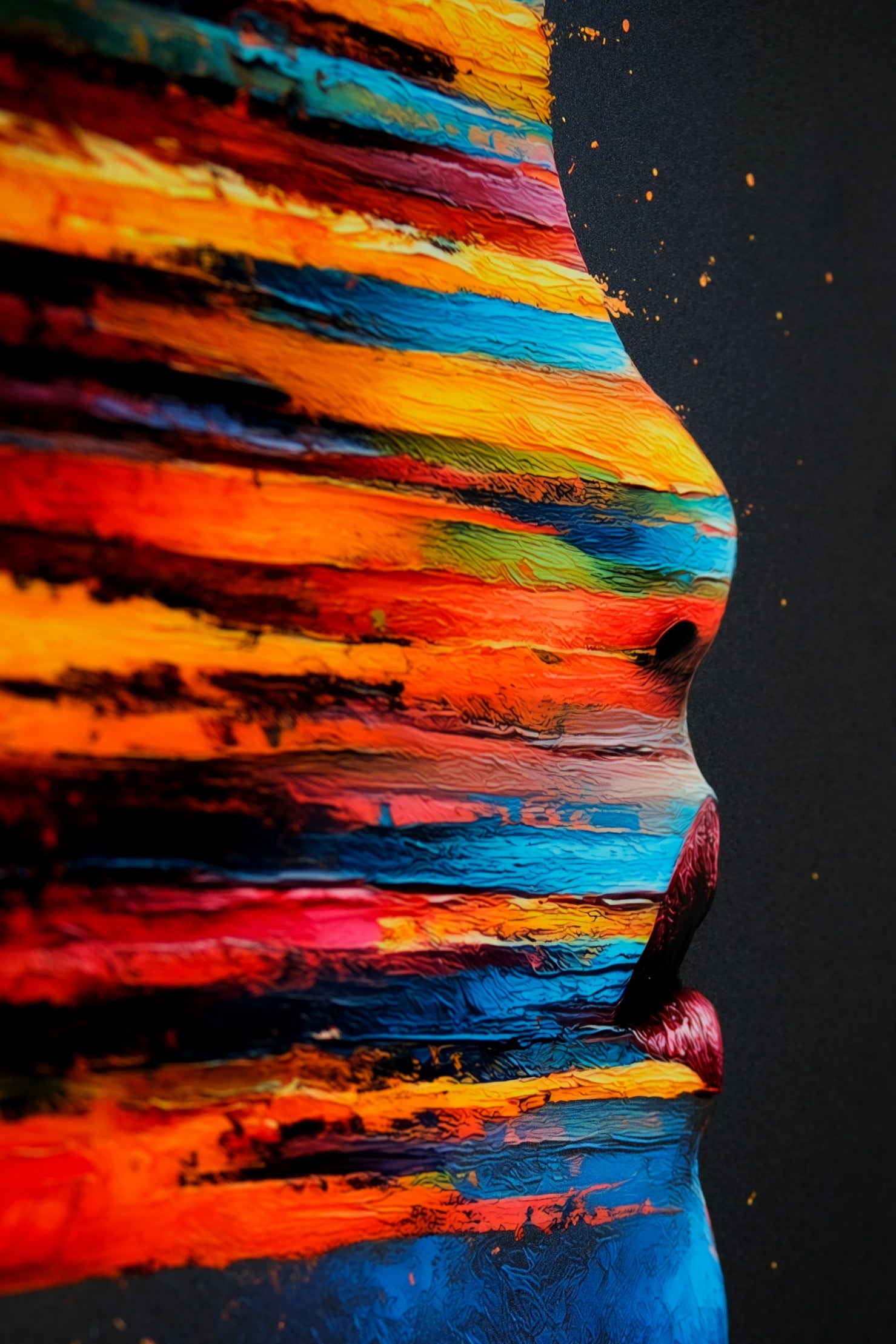 Dyed Thoughts — Gloss Lacquer Accent Print