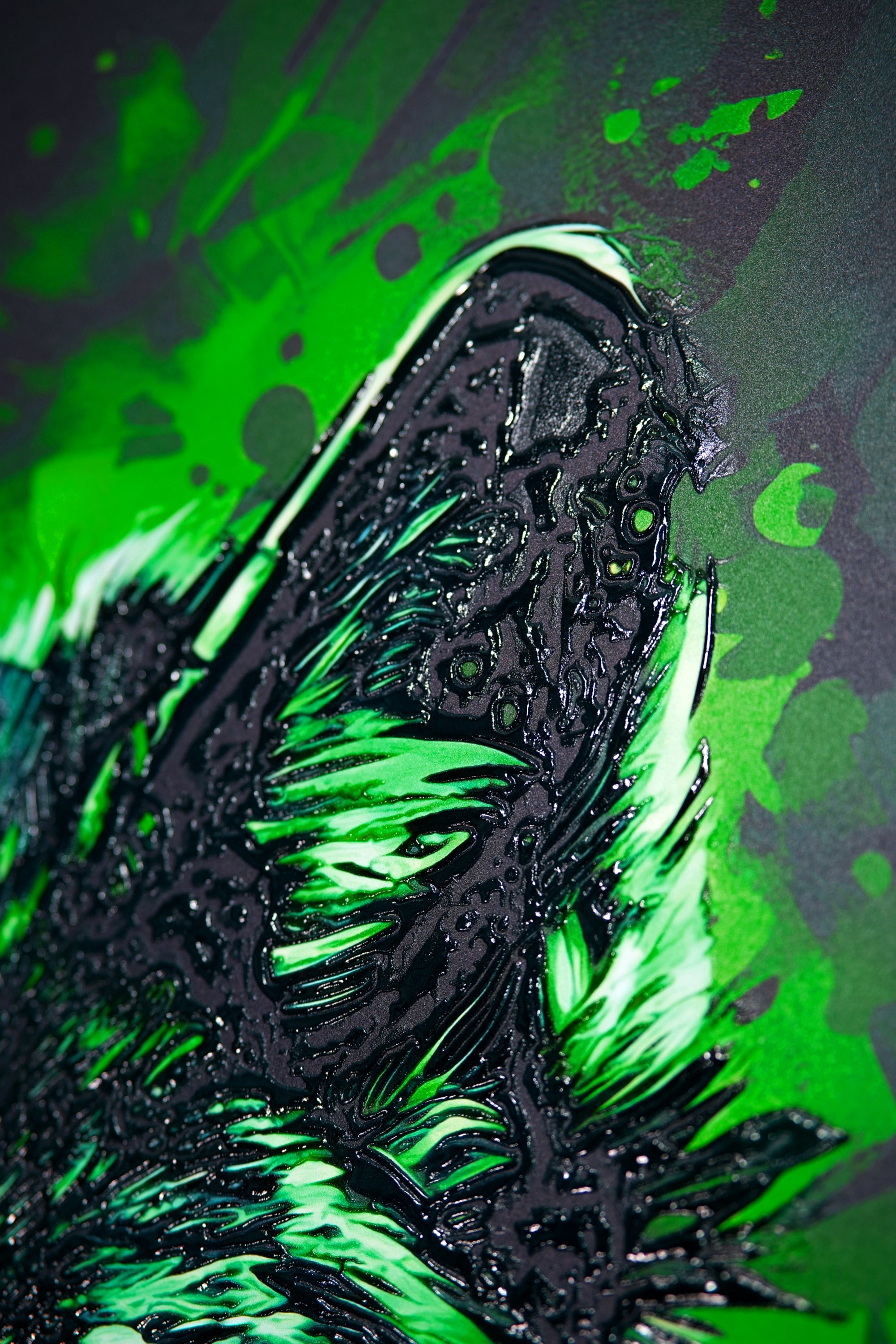 Forest Guardian — Haptic 3D Embossed + High-Gloss Lacquer Print