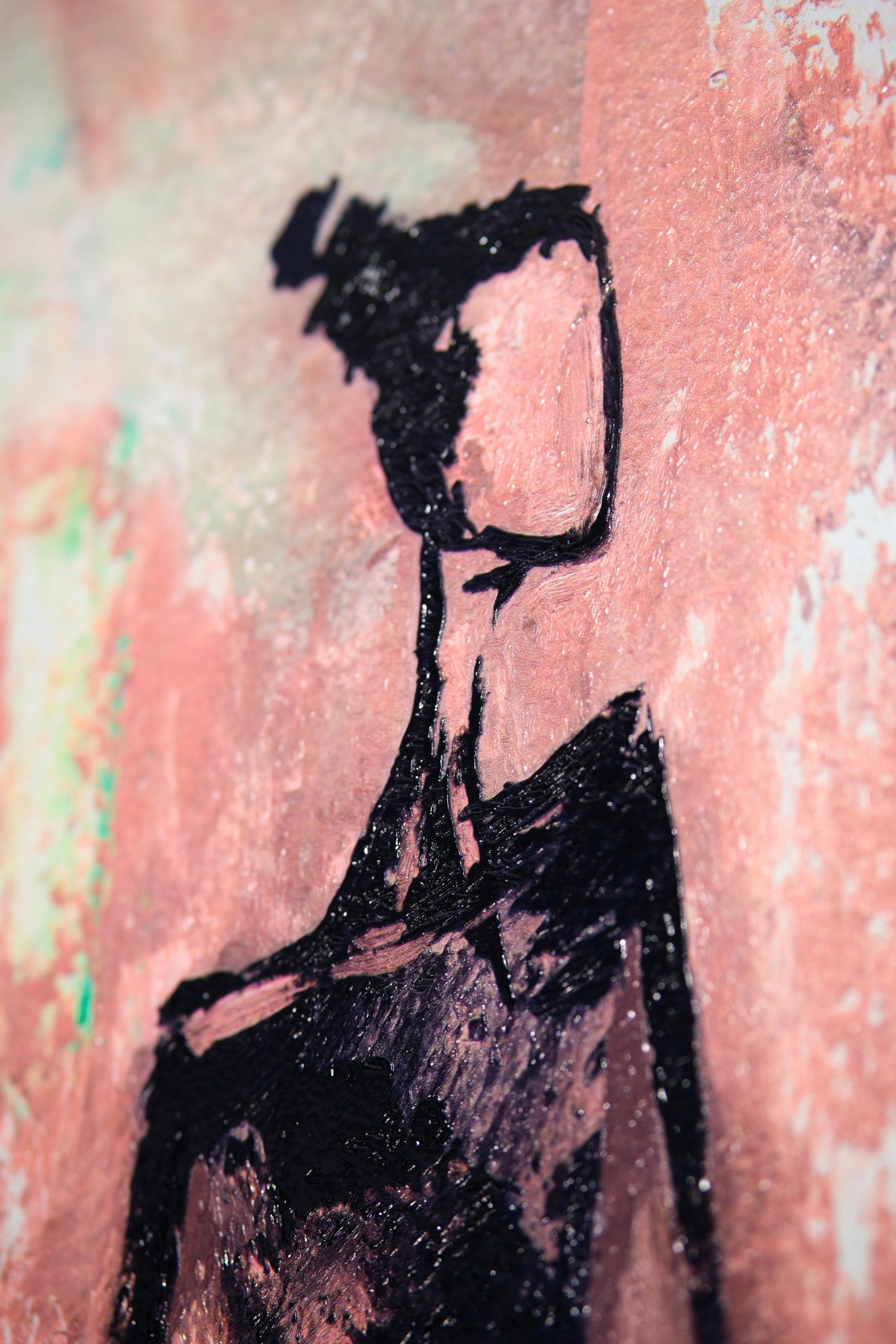 Jade Couture Muse — Haptic 3D Embossed + High-Gloss Lacquer Print