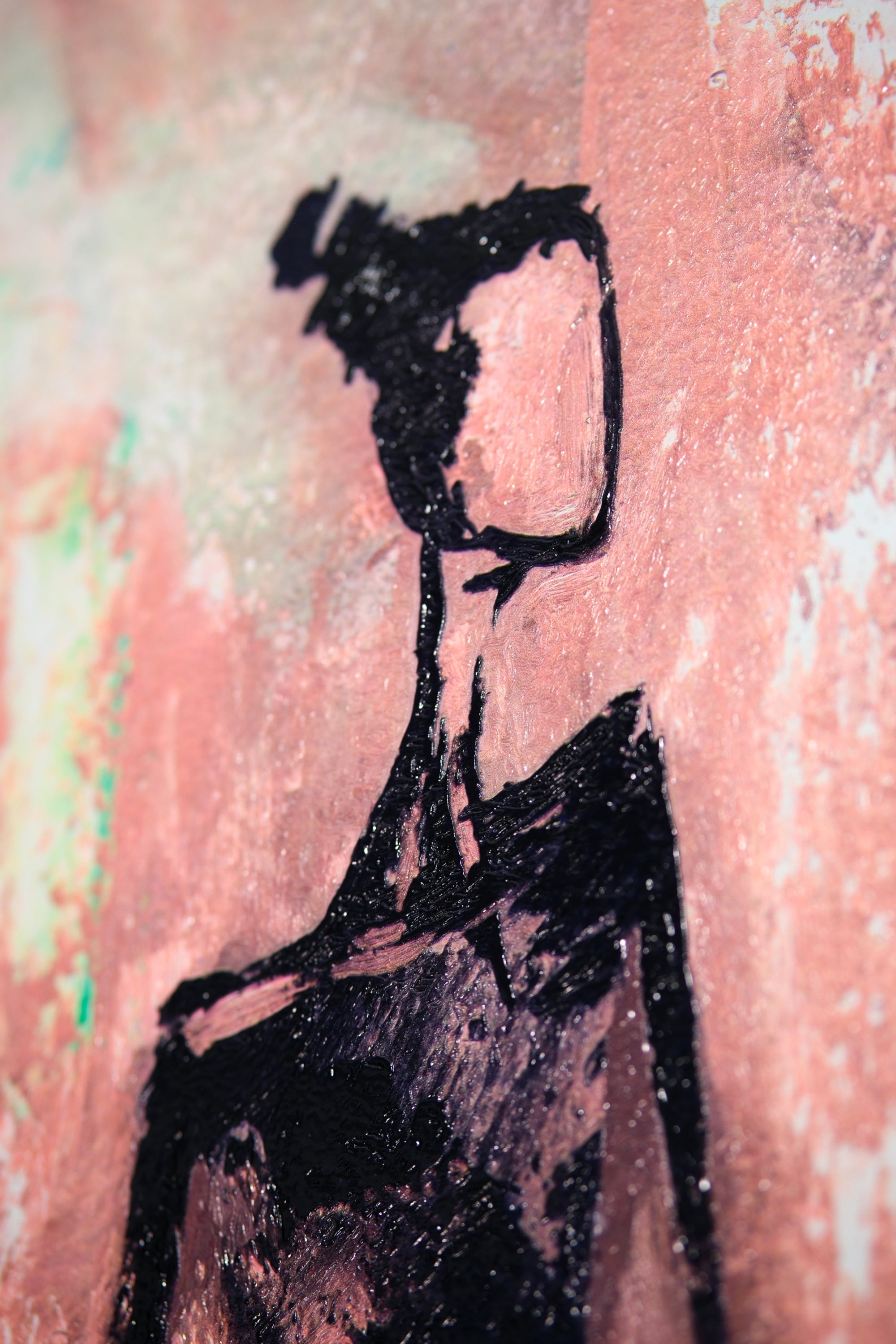 Jade Couture Muse — Haptic 3D Embossed + High-Gloss Lacquer Print