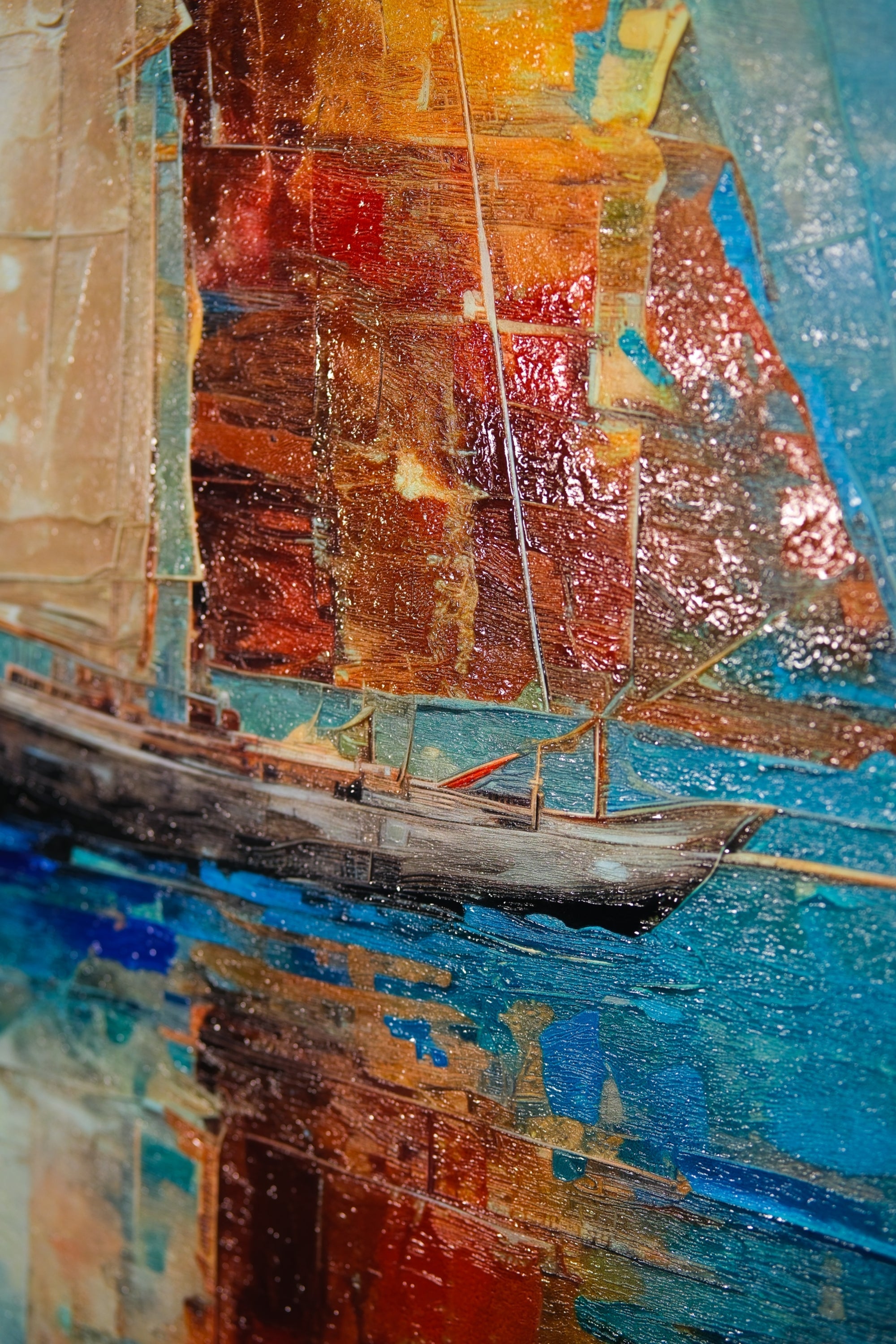 Quiet Voyage — Haptic 3D Embossed + High-Gloss Lacquer Print