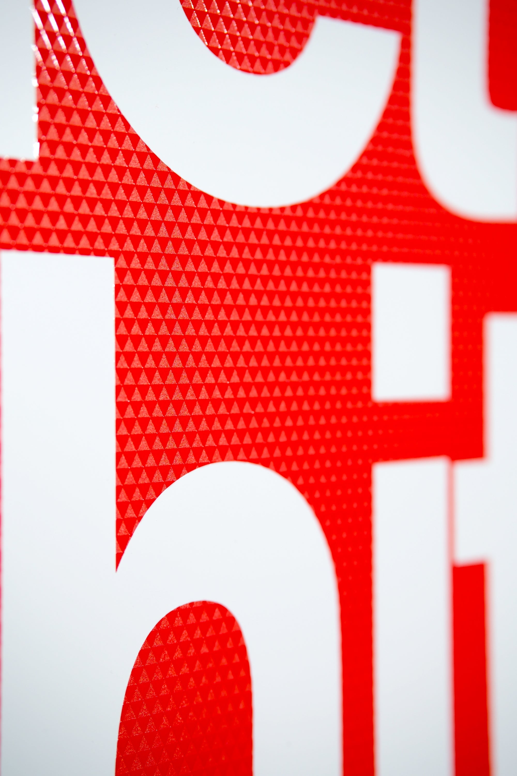 3D Crimson Prism-Lacquer Pulse — Pure Gloss Relief Print