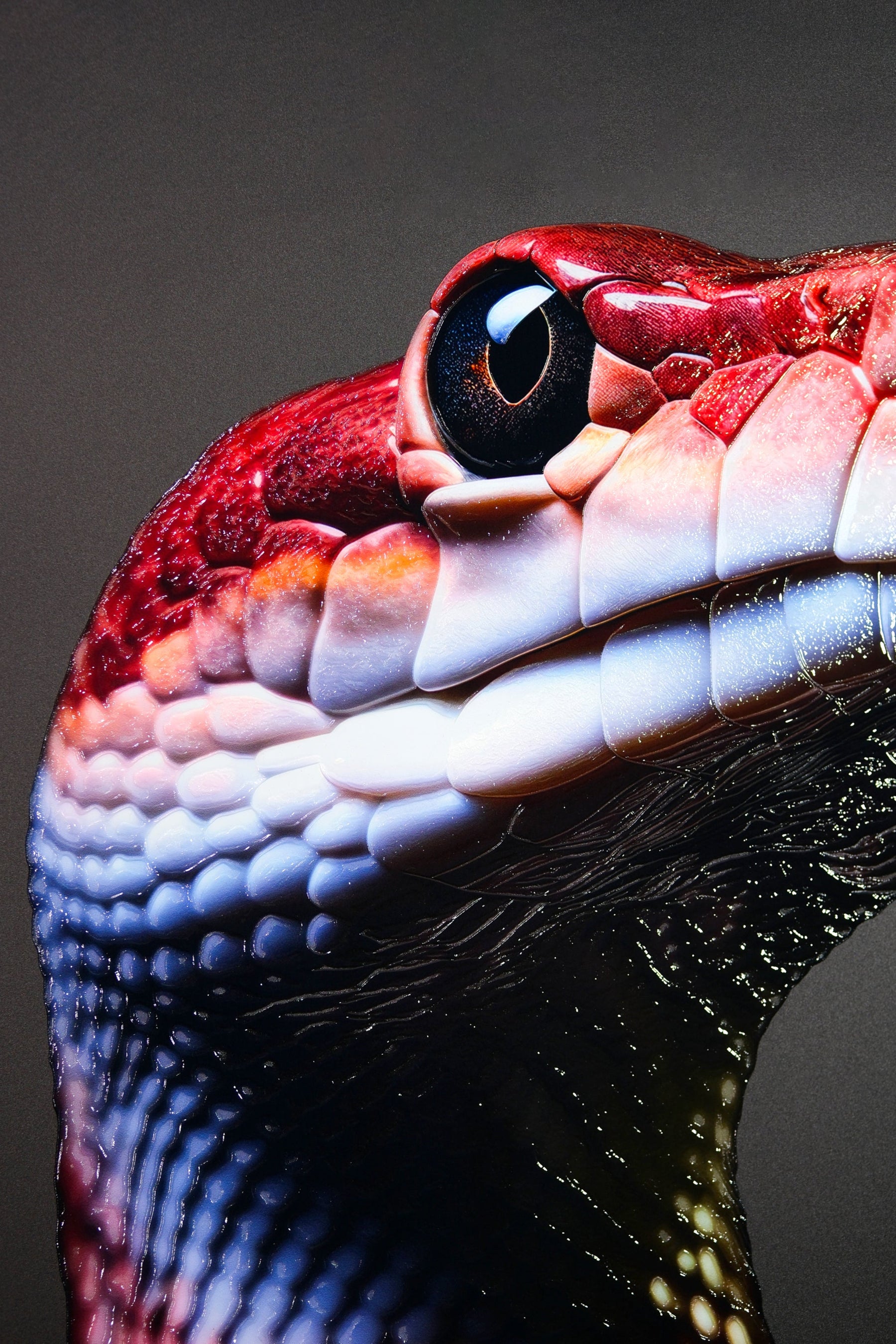 Venom Noir — Haptic 3D Embossed + High-Gloss Lacquer Print