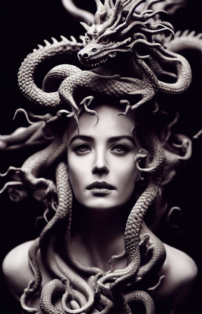 Medusa Glass Art  || Designer Collection