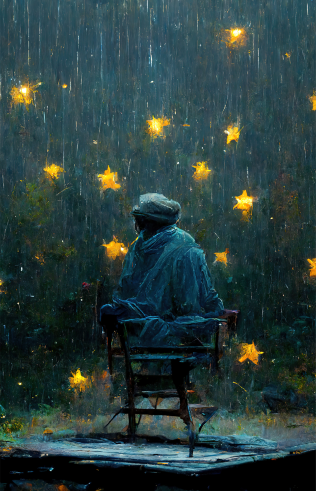 Star Rain Glass Art  || Designer Collection