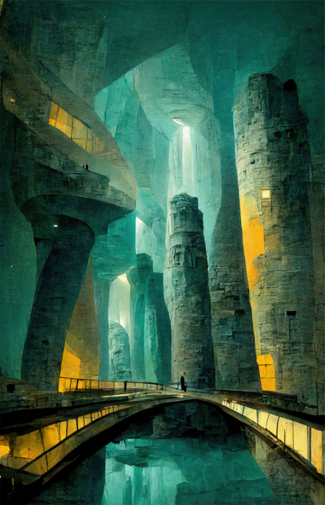 Underground Glass Wall Art  || Designers Collection