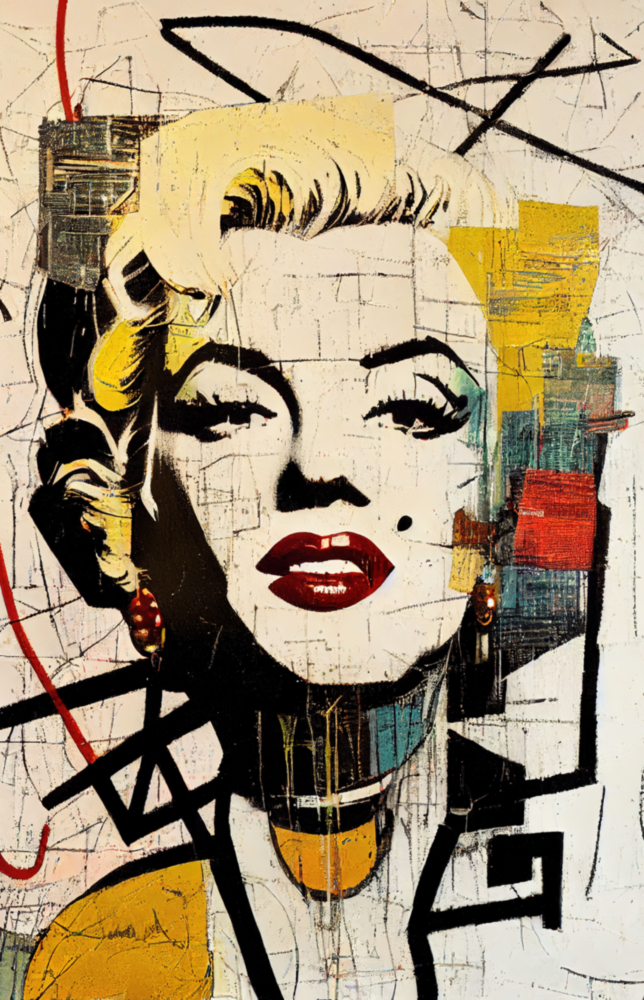 Marilyn Monroe Glass Wall Art  || Designer Collection