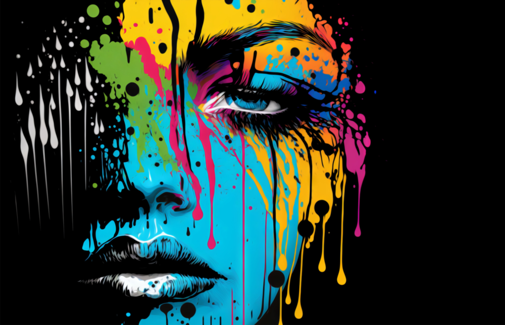 Melting Beauty Glass Wall Art  || Designer Collection