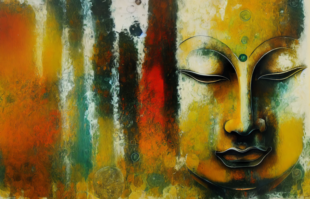Buddha Glass Wall Art  || Designer Collection