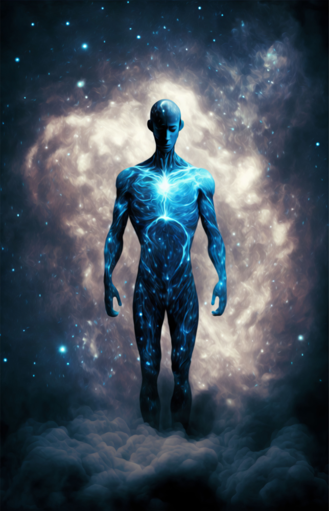 Vitruvius Man Glass Wall Art  || Designers Collection