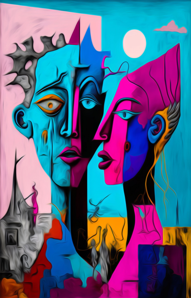Intimacy Glass Wall Art  || Designer Collection