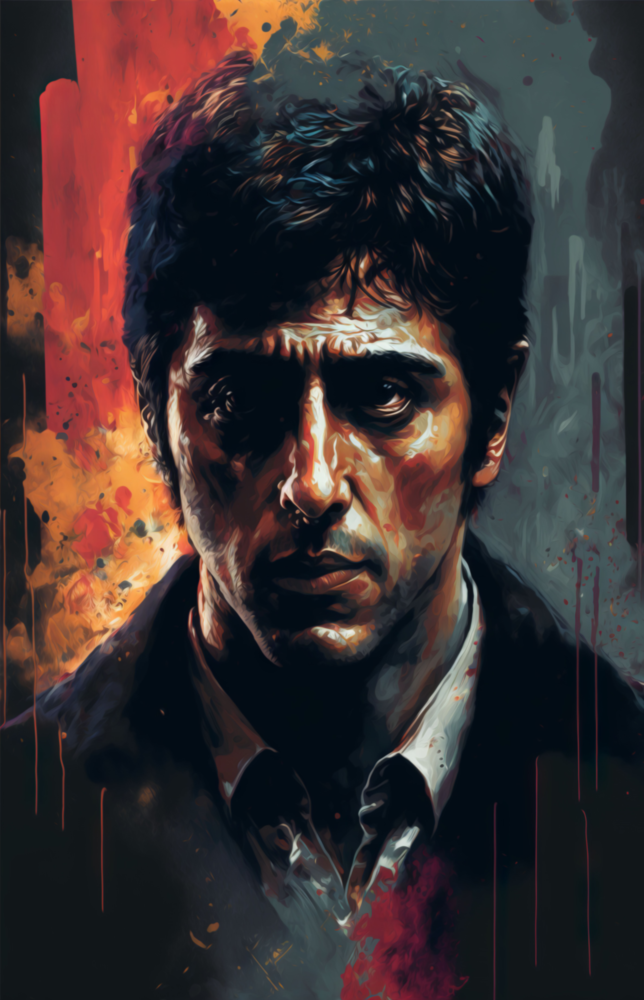 Al Pacino Glass Wall Art  || Designer Collection