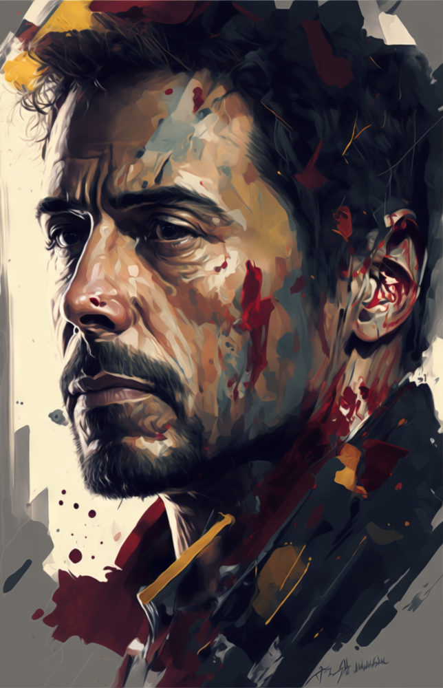 Iron Man Glass Wall Art  || Designer Collection