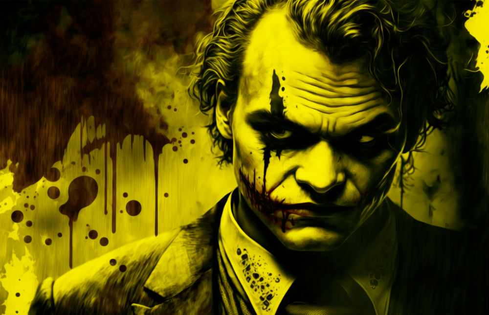Joker Glass Wall Art  || Designer Collection