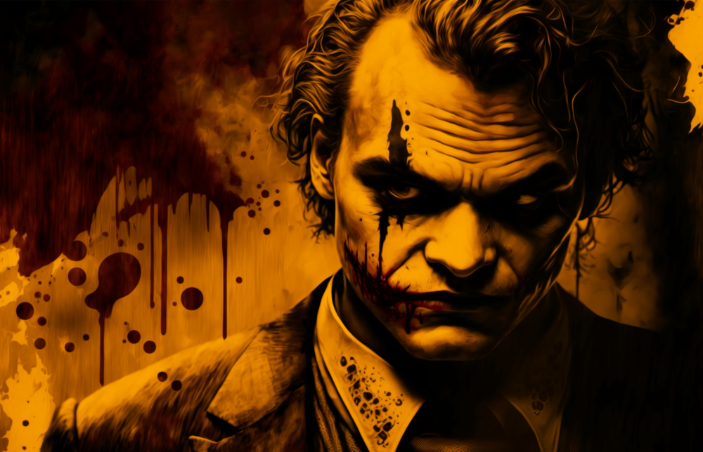 Joker Glass Wall Art  || Designer Collection