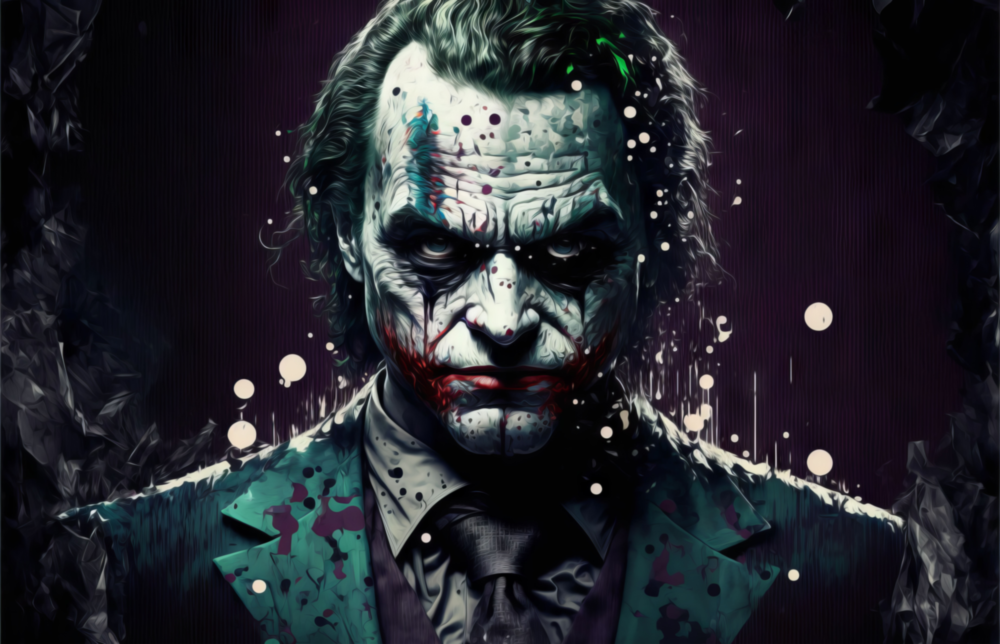 Joker Glass Wall Art  || Designer Collection