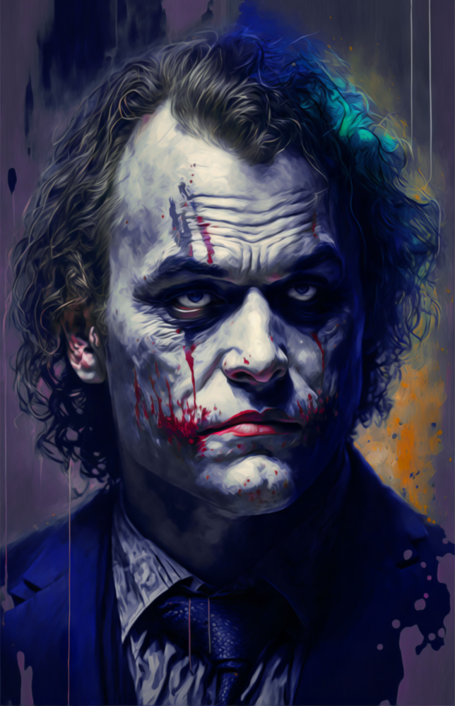 Joker Glass Wall Art  || Designer Collection