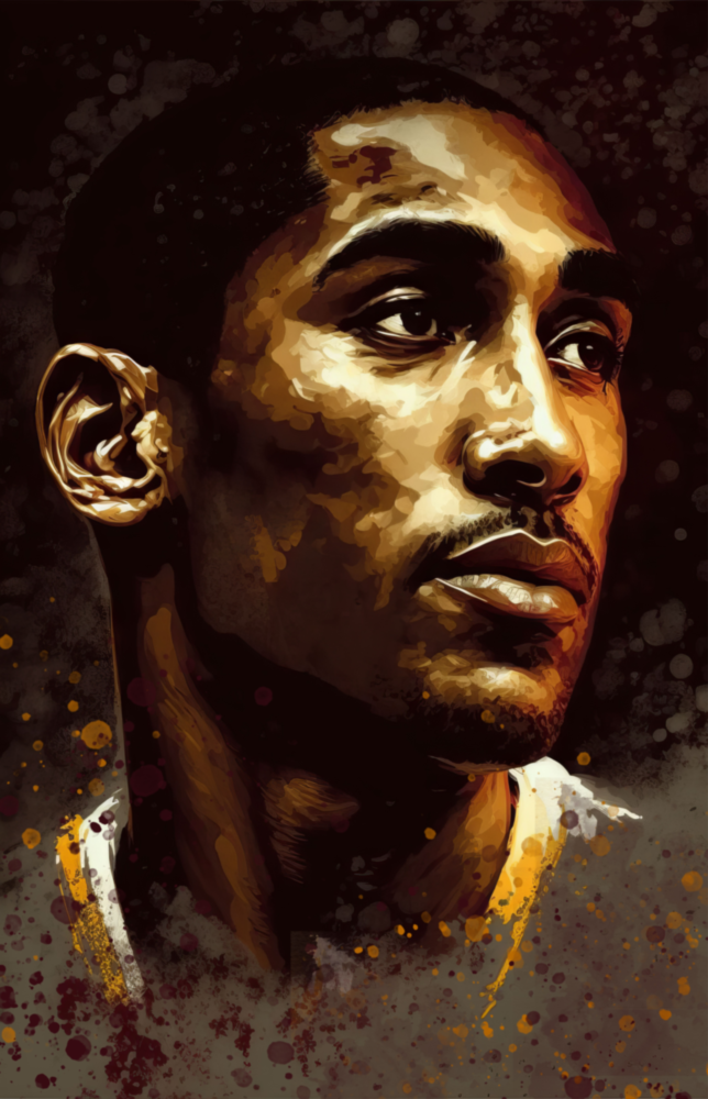 Kobe Bryant Glass Wall Art  || Designer Collection