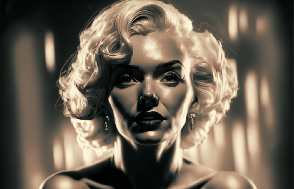 Marilyn Monroe Glass Wall Art  || Designer Collection