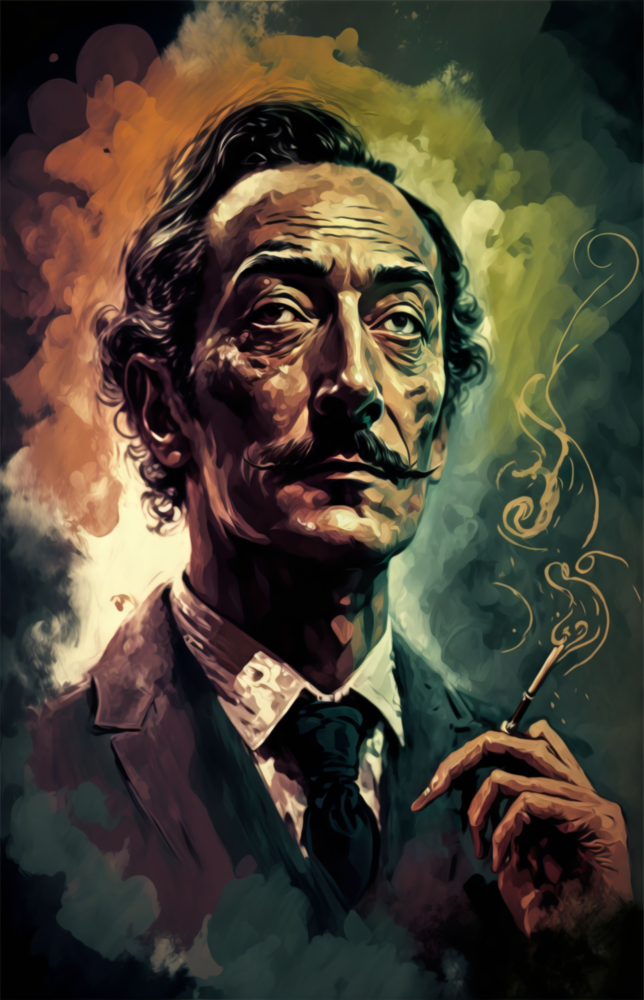 Salvador Dali Glass Wall Art  || Designer Collection