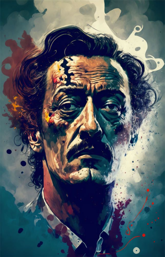 Salvador Dali Glass Wall Art  || Designer Collection