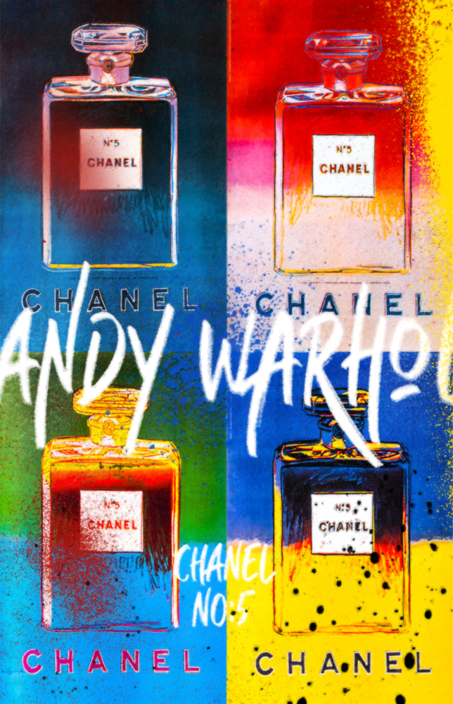 Andy Warhol and Chanel Glass Wall Art || Designer Collection