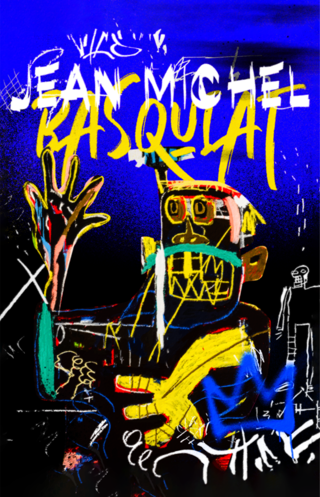 Style of Jean-Michel Basquiat Glass Wall Art || Designer Collection