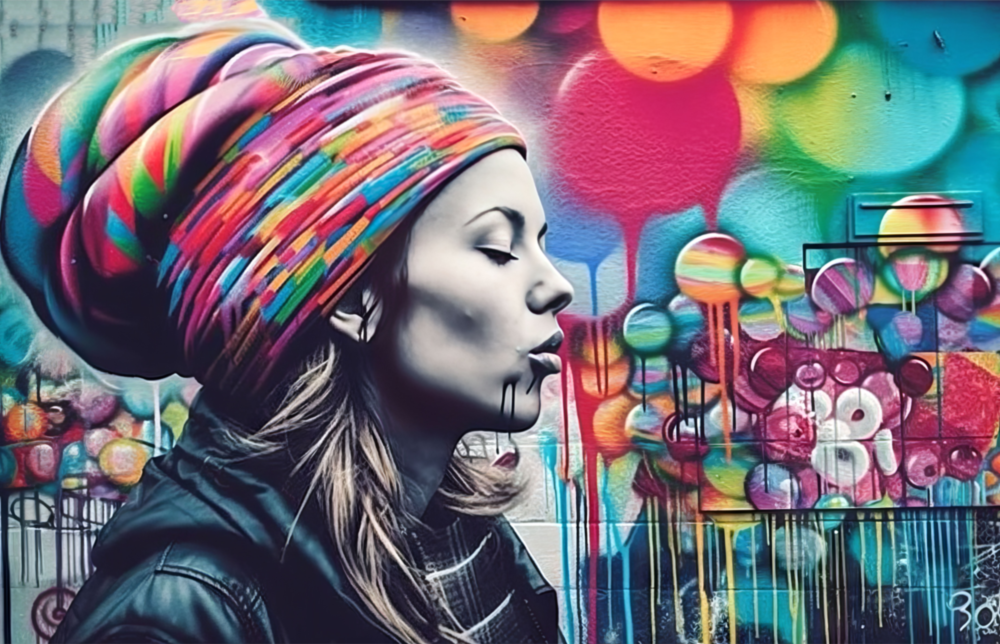 Peaceful Mind Glass Wall Art || Designer Collection