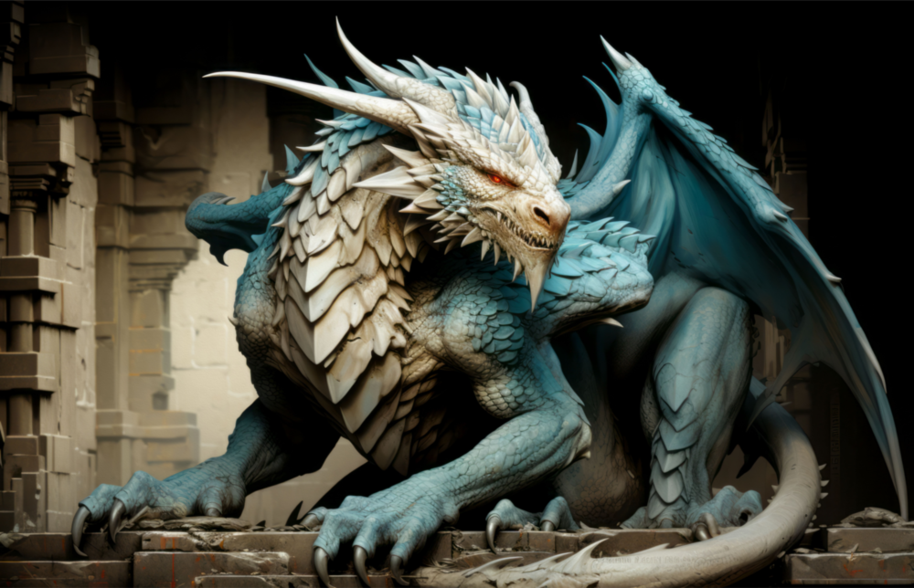 Dragon Glass Wall Art || Designer Collection