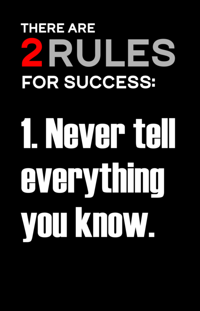 Rules of Success Glass Wall Art || Designer Collection